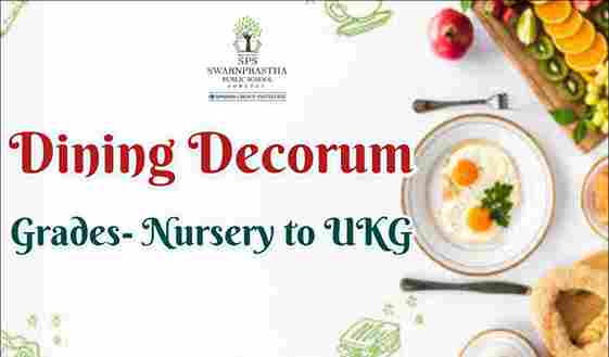 Dining Decorum Activity