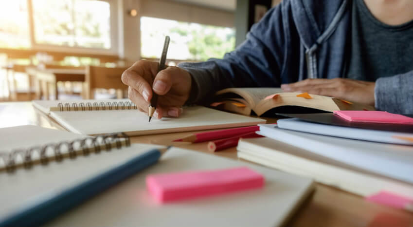 each of the students has have completed their homework